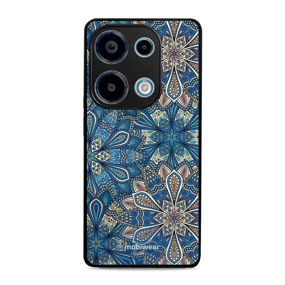 Lesklý kryt Mobiwear Glossy - Xiaomi Redmi Note 13 Pro 4G / Poco M6 Pro 4G - G038G - Modré mandala květy