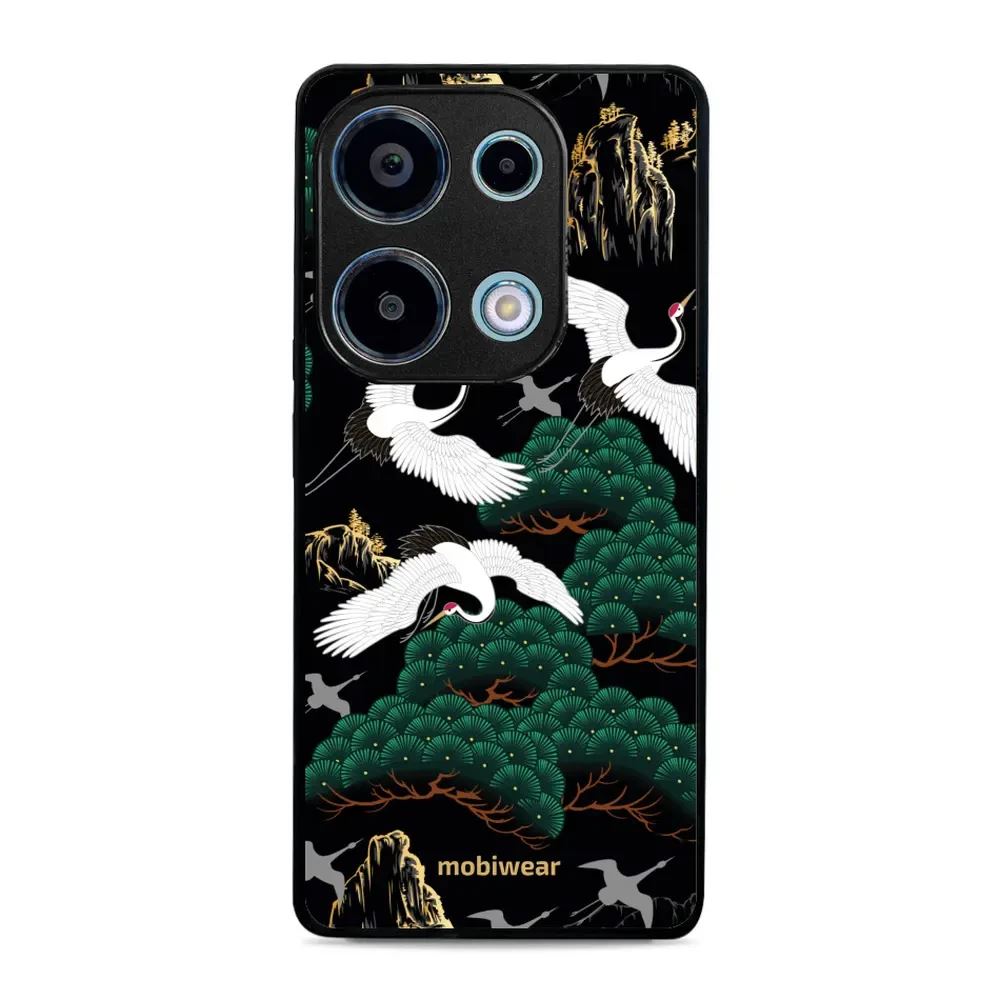 Lesklý kryt Mobiwear Glossy - Xiaomi Redmi Note 13 Pro 4G / Poco M6 Pro 4G - G042G - Jeřábi