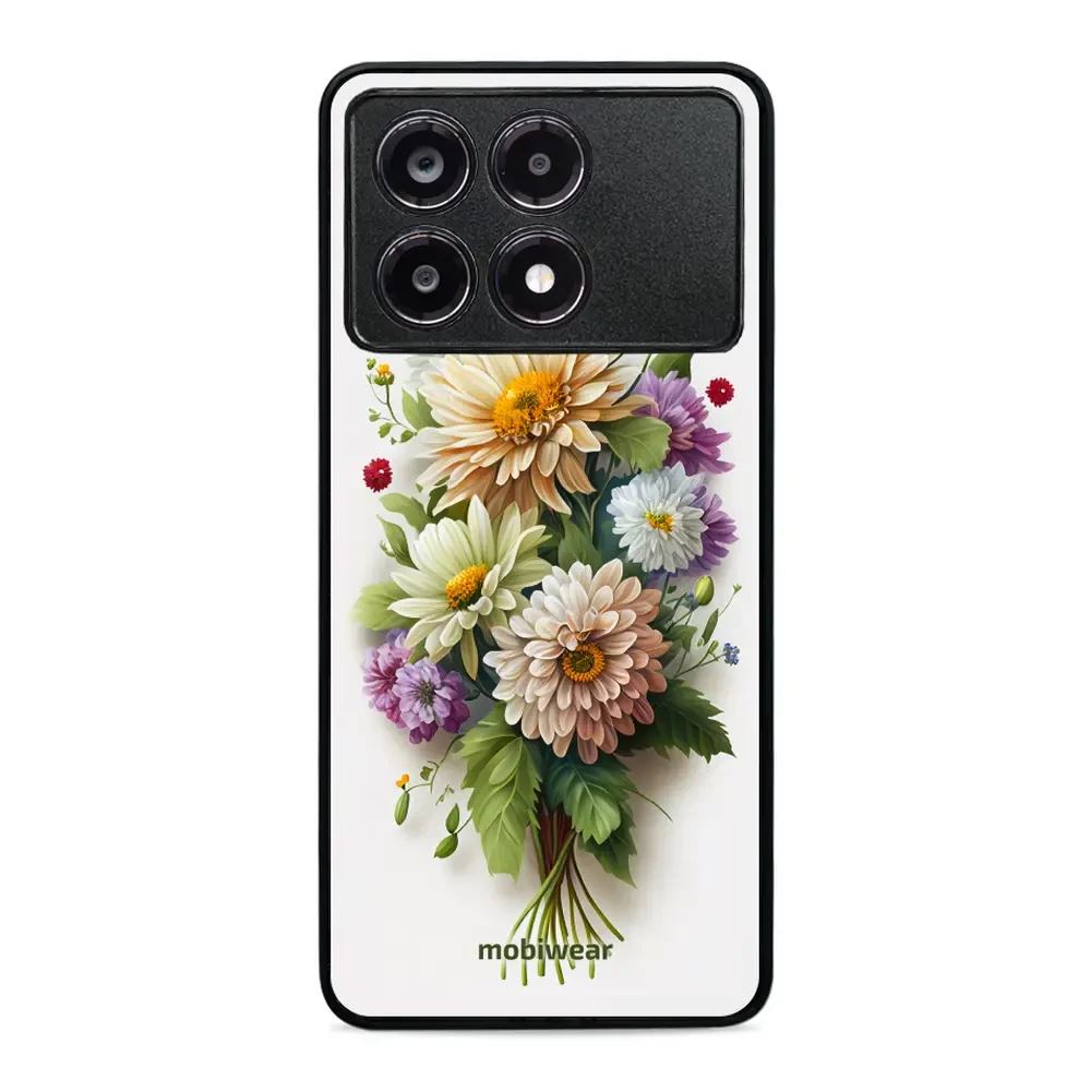 Lesklý kryt Mobiwear Glossy - Xiaomi Poco X6 Pro 5G - G016G Luční kytice - VÝPRODEJ