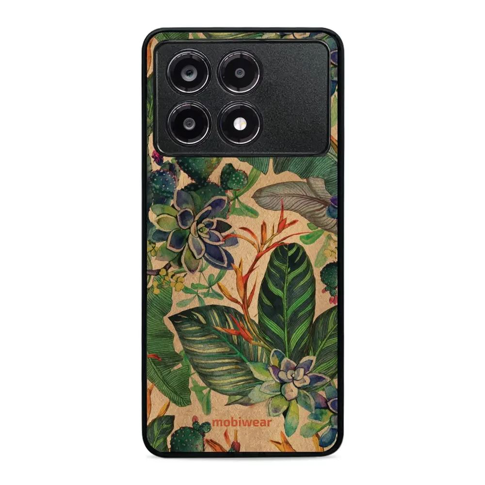 Lesklý kryt Mobiwear Glossy - Xiaomi Poco X6 Pro 5G - G036G - Sukulenty