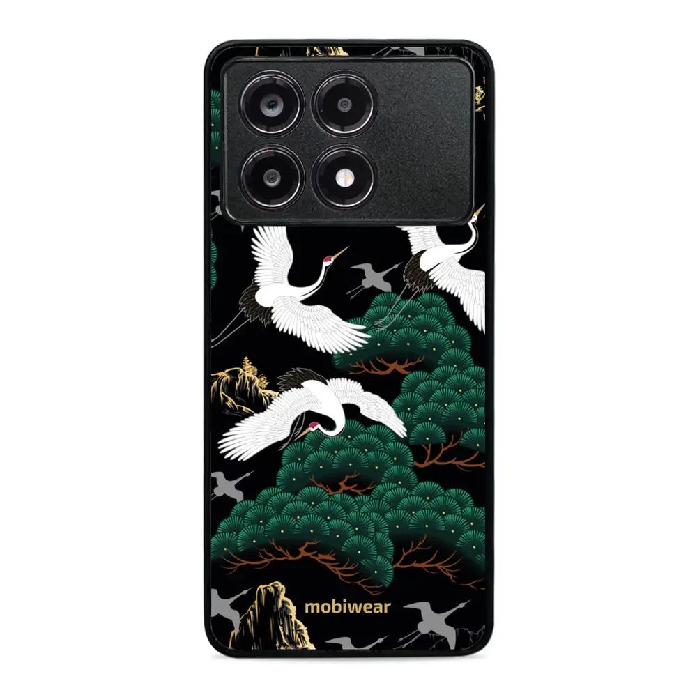 Lesklý kryt Mobiwear Glossy - Xiaomi Poco X6 Pro 5G - G042G - Jeřábi