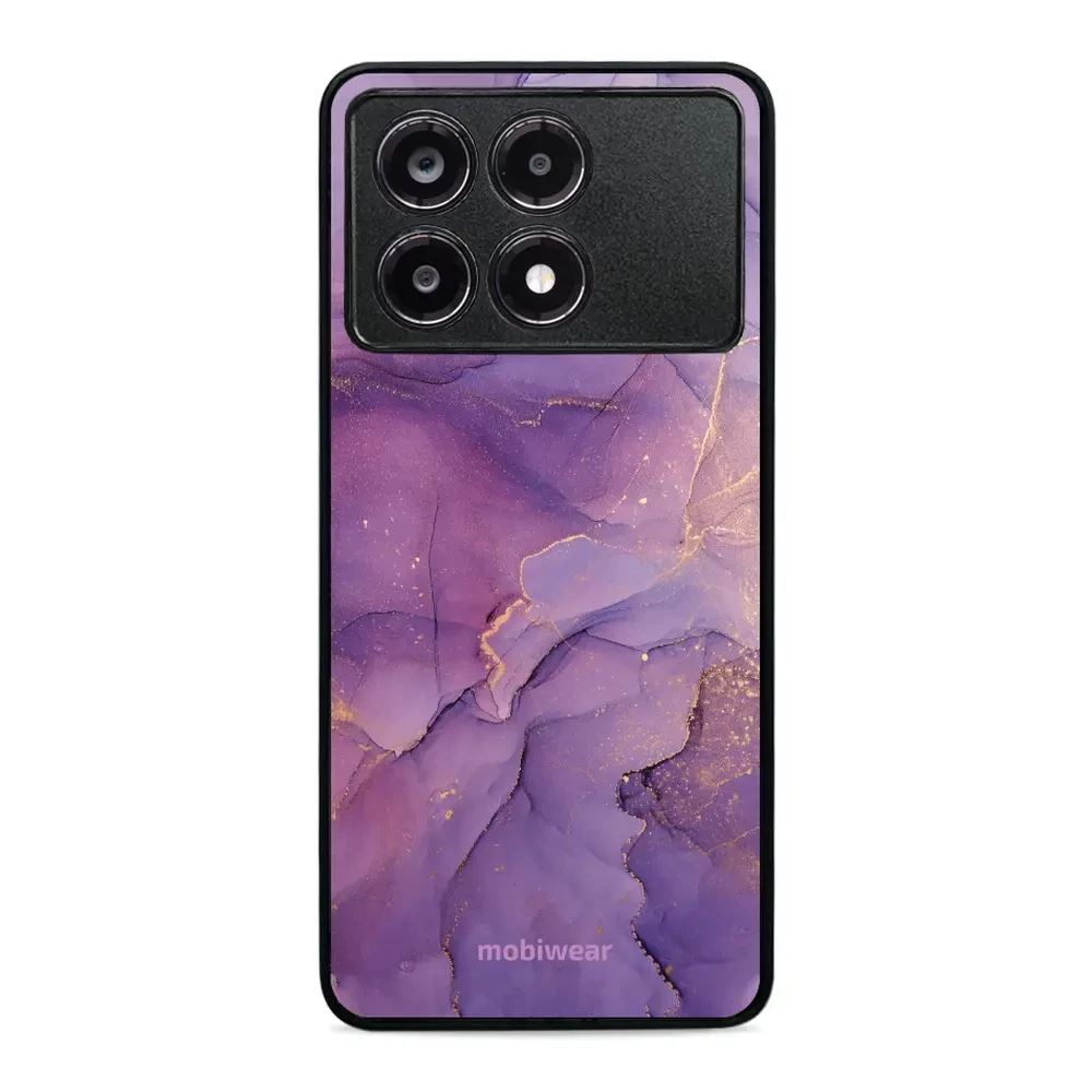 Lesklý kryt Mobiwear Glossy - Xiaomi Poco X6 Pro 5G - G050G - Fialový mramor