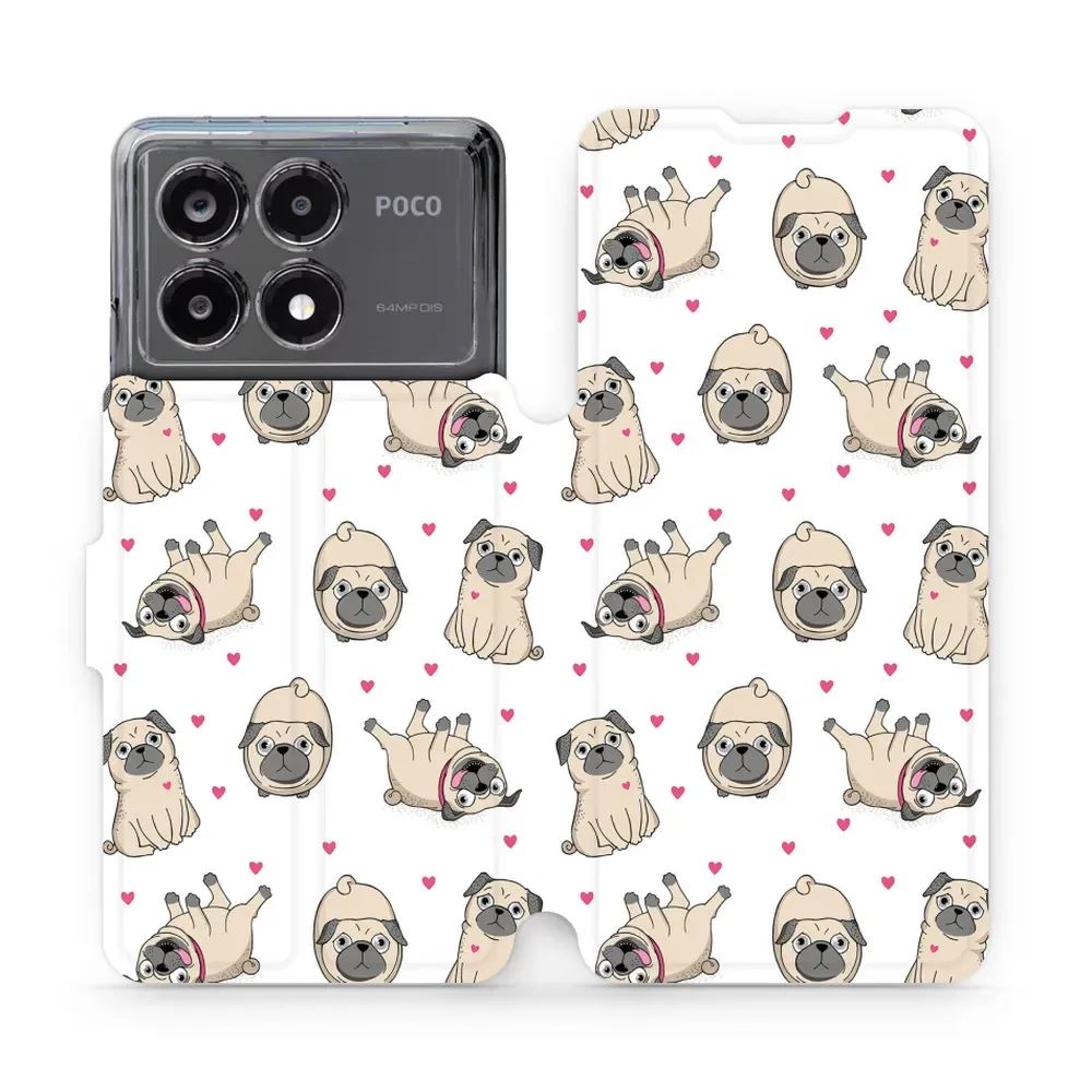 Flipové pouzdro Mobiwear - Xiaomi Poco X6 Pro 5G - M097P Mopsíci
