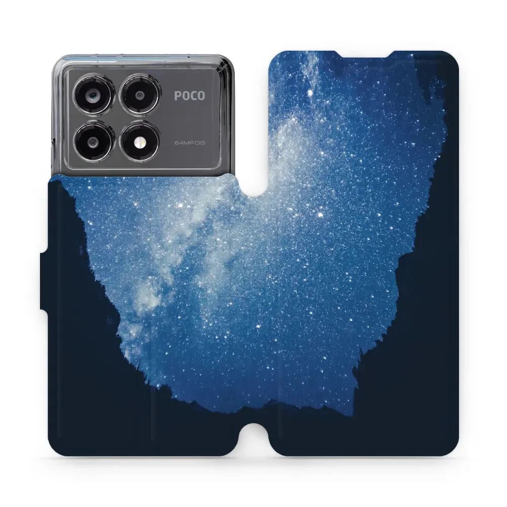 Knížkové flip pouzdro Mobiwear - Xiaomi Poco X6 Pro 5G - M146P Galaxie - VÝPRODEJ