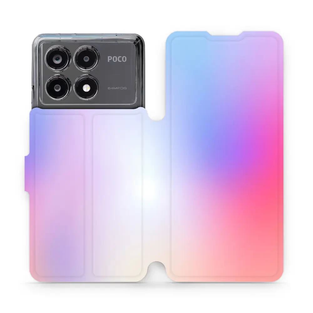 Flipové pouzdro Mobiwear - Xiaomi Poco X6 Pro 5G - VP65S Nachový odstín