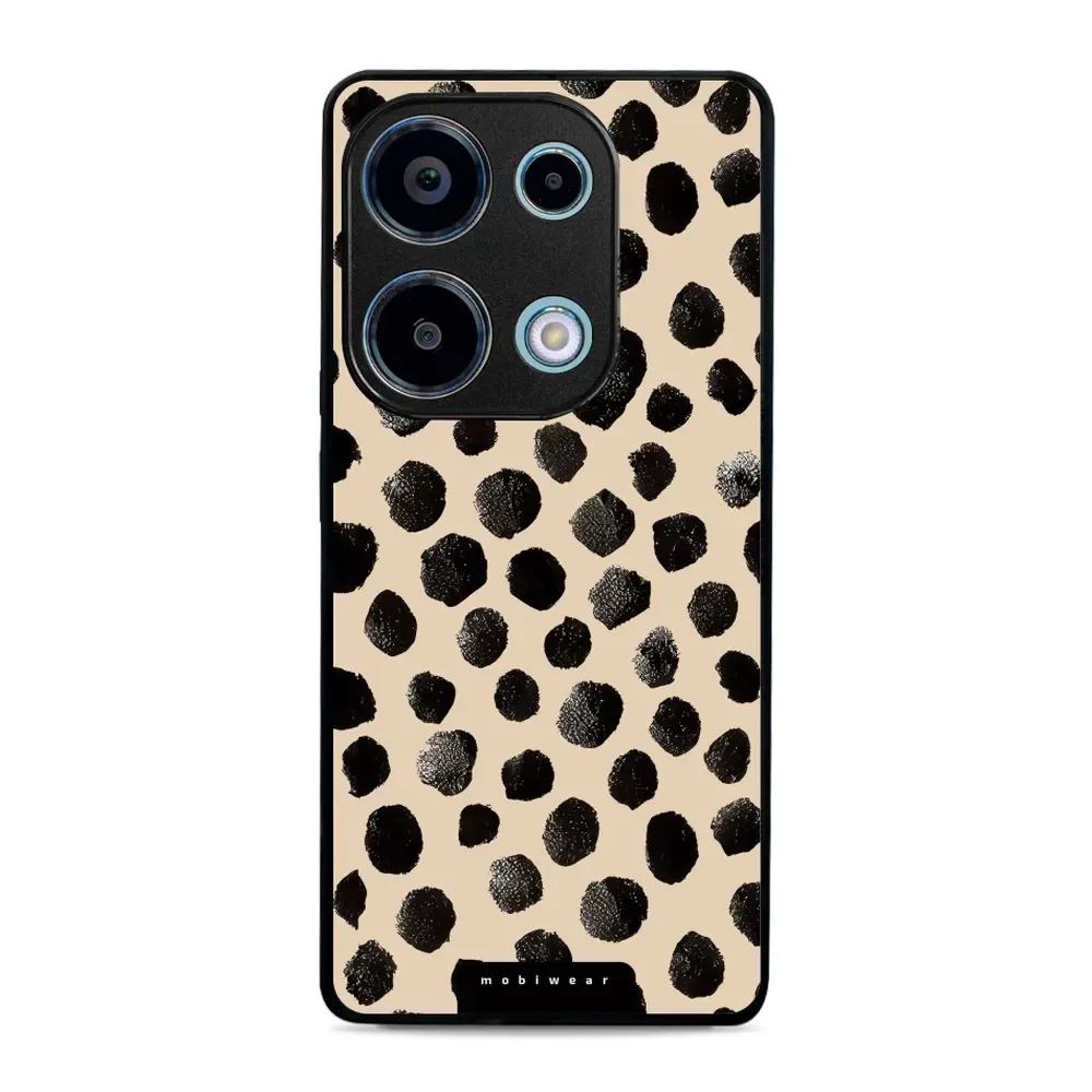 Lesklý kryt Mobiwear Glossy - Xiaomi Redmi Note 13 Pro 4G / Poco M6 Pro 4G - GA50G Černé puntíky