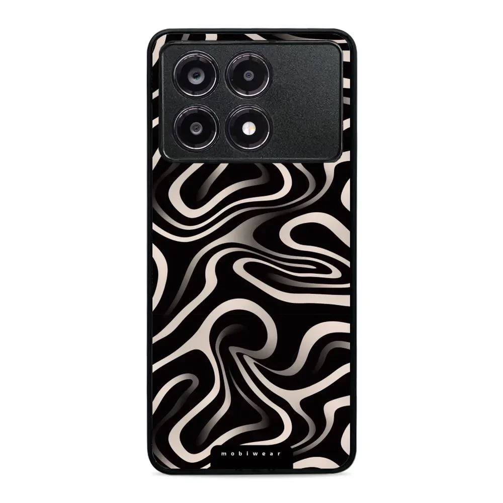 Lesklý kryt Mobiwear Glossy - Xiaomi Poco X6 Pro 5G - GA63G Vlnky a linky