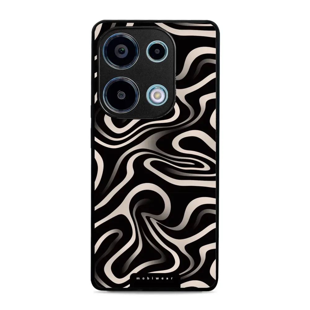 Lesklý kryt Mobiwear Glossy - Xiaomi Redmi Note 13 Pro 4G / Poco M6 Pro 4G - GA63G Vlnky a linky