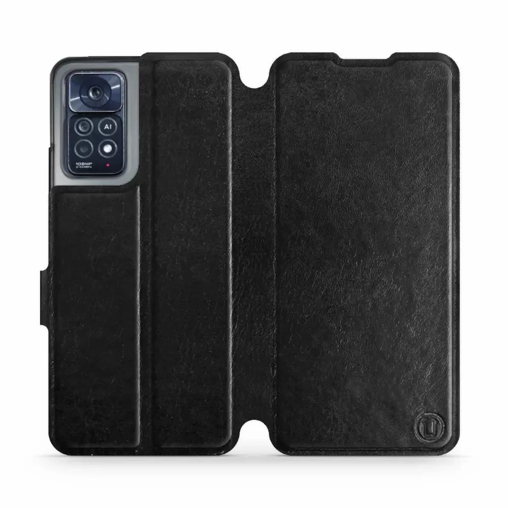 Flipové pouzdro Mobiwear - Xiaomi Note 12 Pro 4G - Černé a šedé
