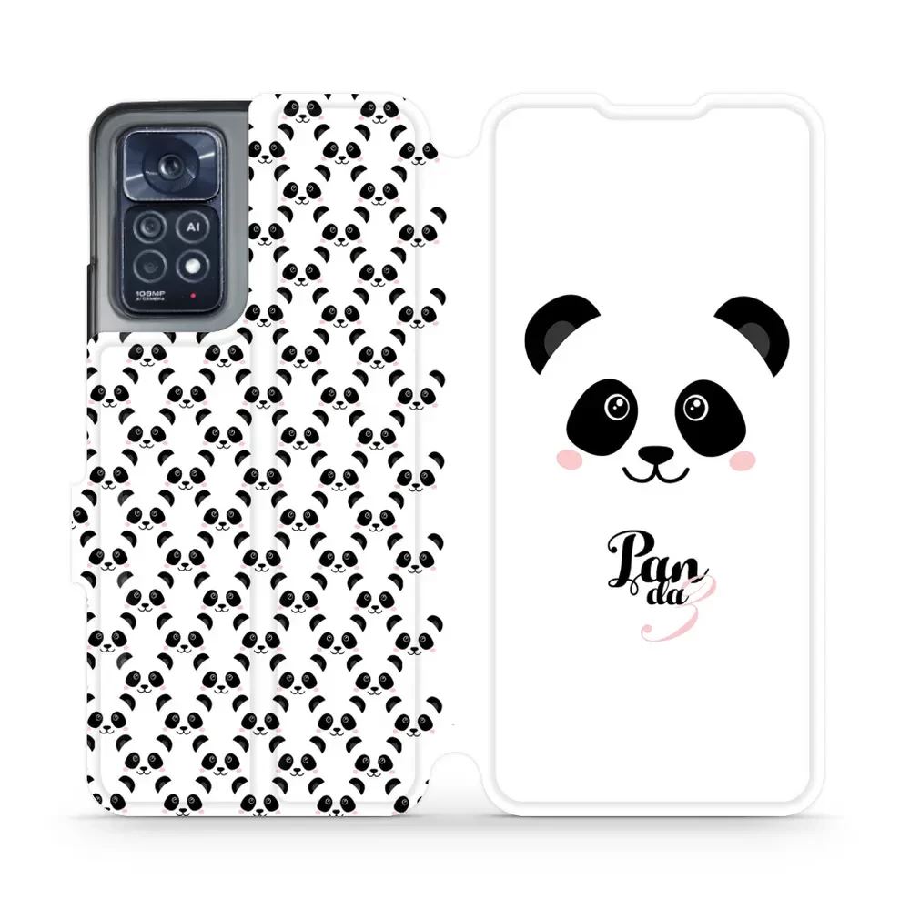 Flipové pouzdro Mobiwear - Xiaomi Note 12 Pro 4G - M030P Panda Amálka