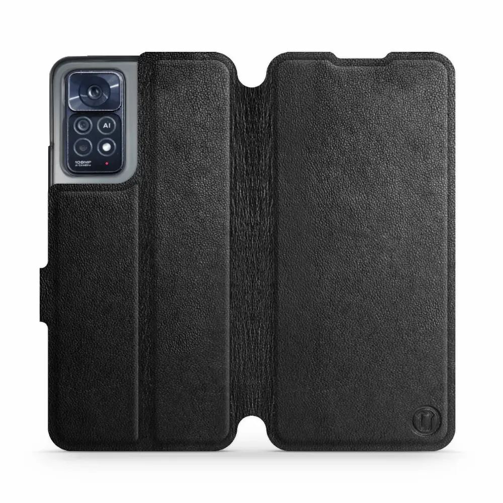 Kožené flip pouzdro Mobiwear - Xiaomi Note 12 Pro 4G - Černé