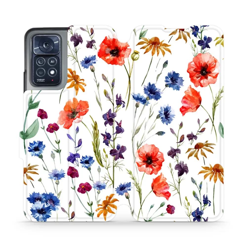 Flipové pouzdro Mobiwear - Xiaomi Note 12 Pro 4G - MP04S Luční kvítí