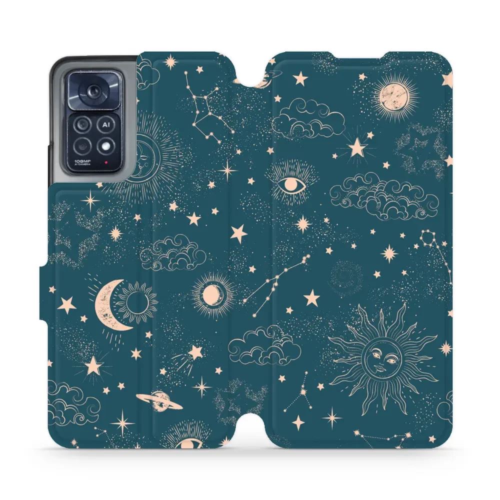 Flipové pouzdro Mobiwear - Xiaomi Note 12 Pro 4G - VP14S Magický vesmír