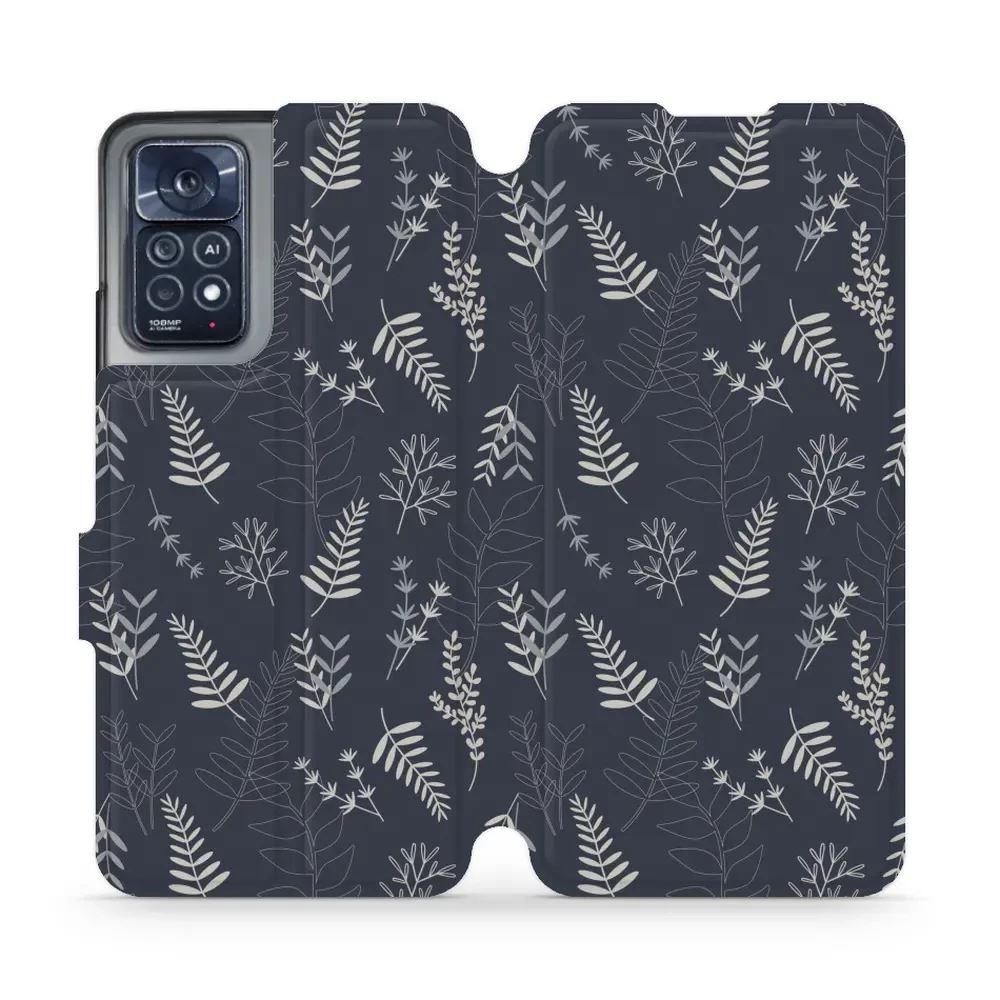 Flipové pouzdro Mobiwear - Xiaomi Note 12 Pro 4G - VP15S Kapradiny
