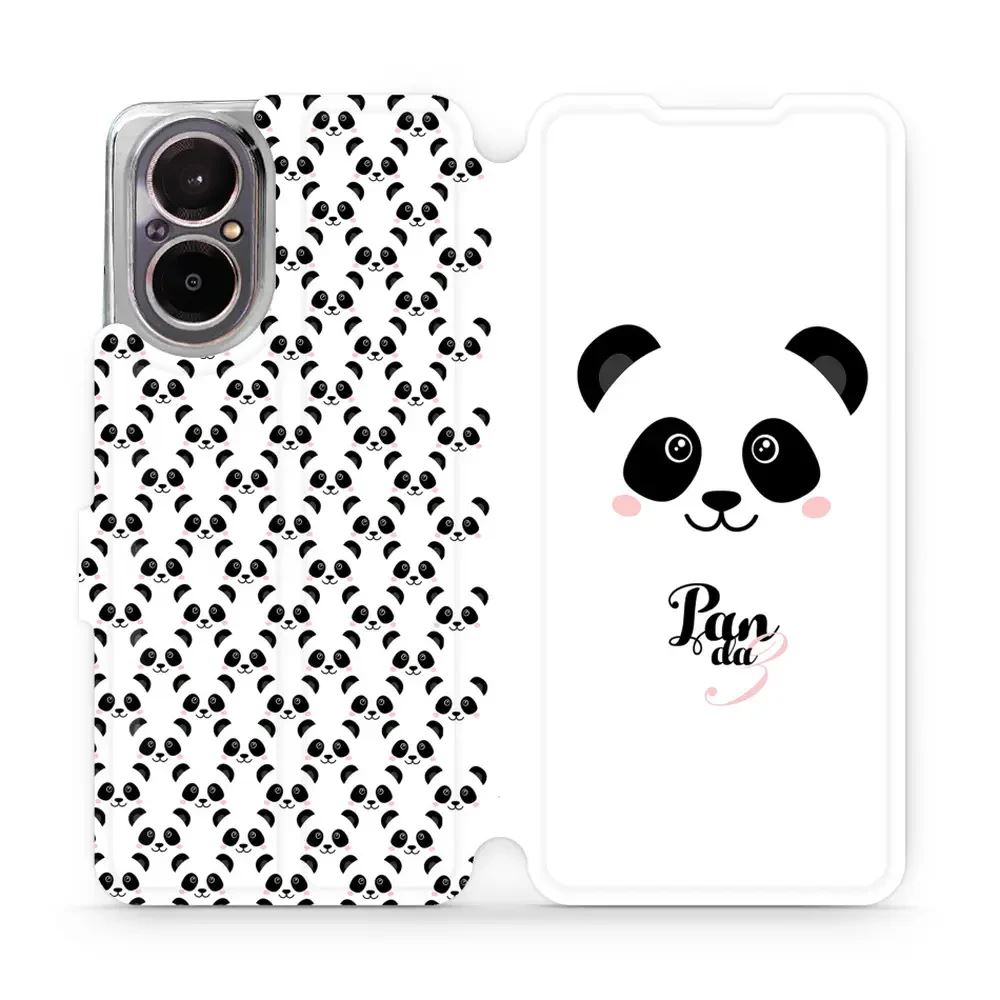 Flipové pouzdro Mobiwear - Realme C67 - M030P Panda Amálka