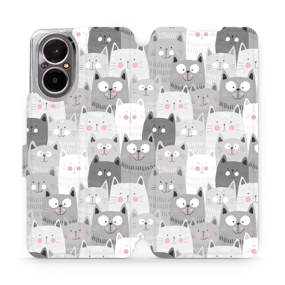 Flipové pouzdro Mobiwear - Realme C67 - M099P Kočičky