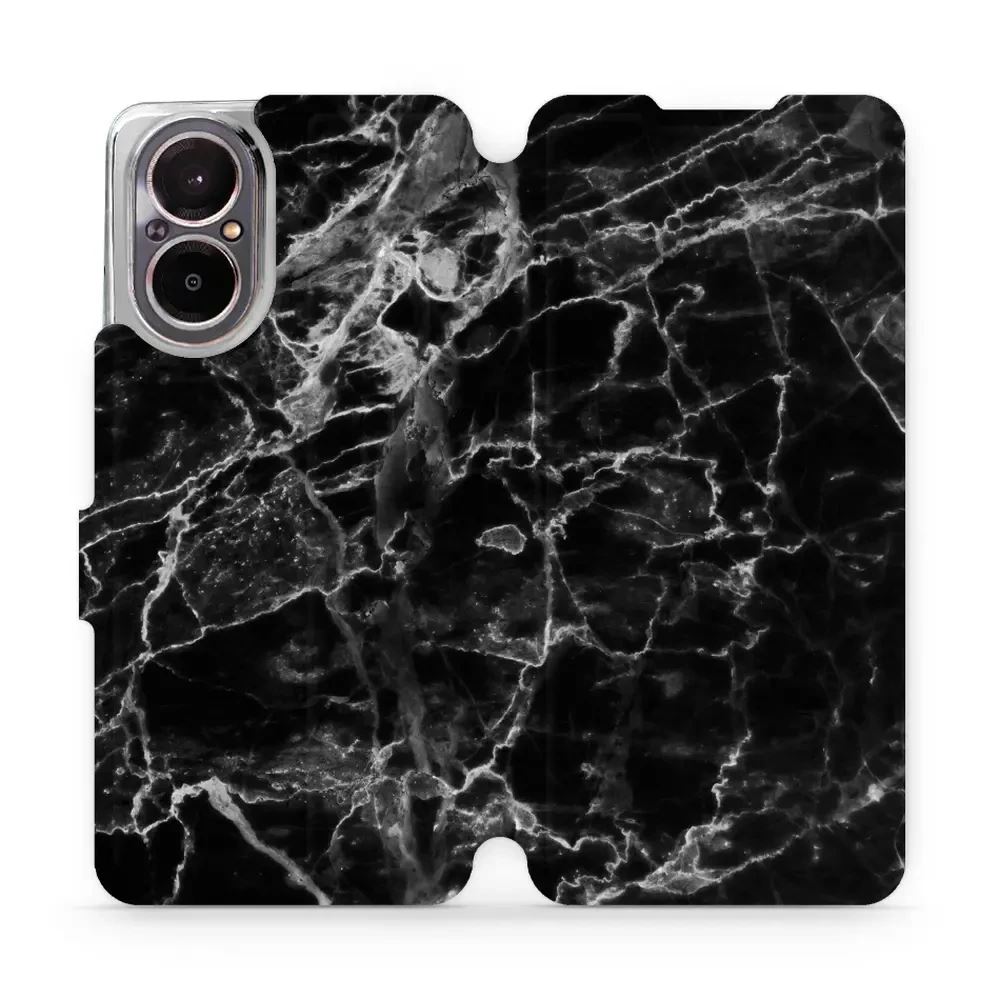 Flipové pouzdro Mobiwear - Realme C67 - V056P Černý mramor