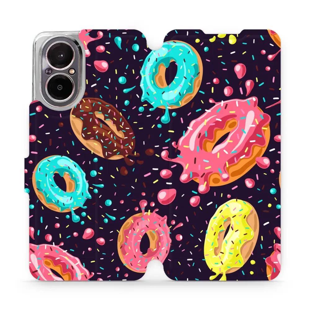 Flipové pouzdro Mobiwear - Realme C67 - VP19S Donutky