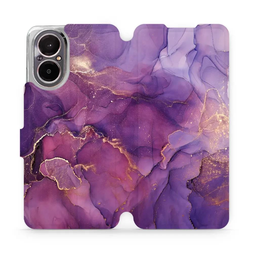 Flipové pouzdro Mobiwear - Realme C67 - VP20S Fialový mramor