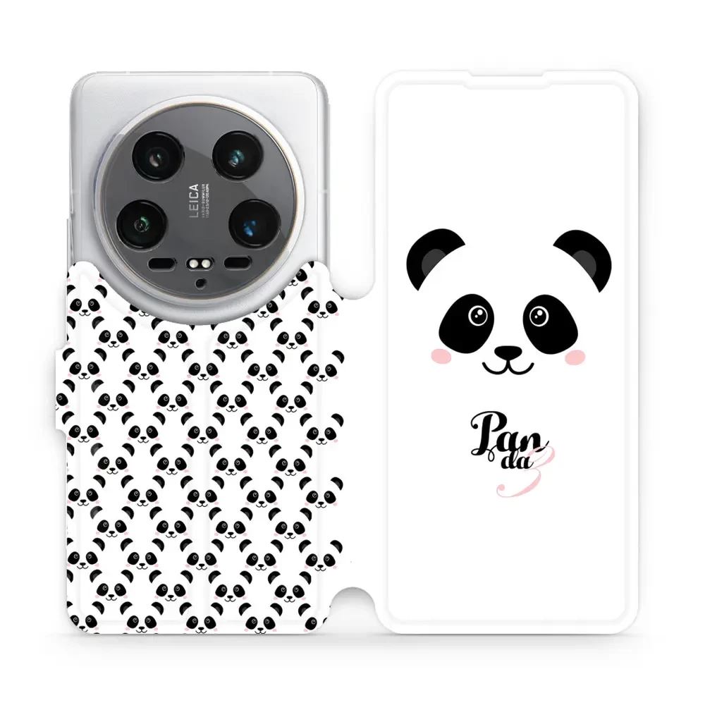 Flipové pouzdro Mobiwear - Xiaomi 14 Ultra 5G - M030P Panda Amálka