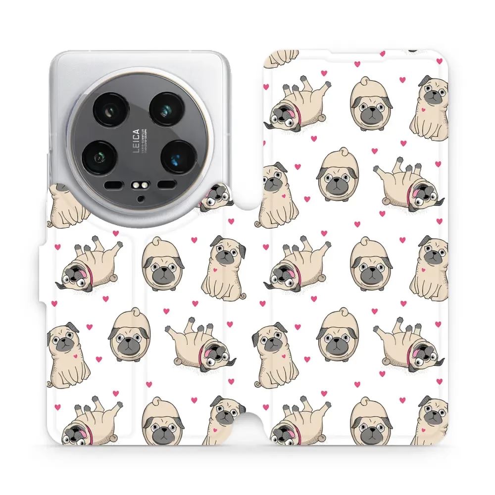 Flipové pouzdro Mobiwear - Xiaomi 14 Ultra 5G - M097P Mopsíci