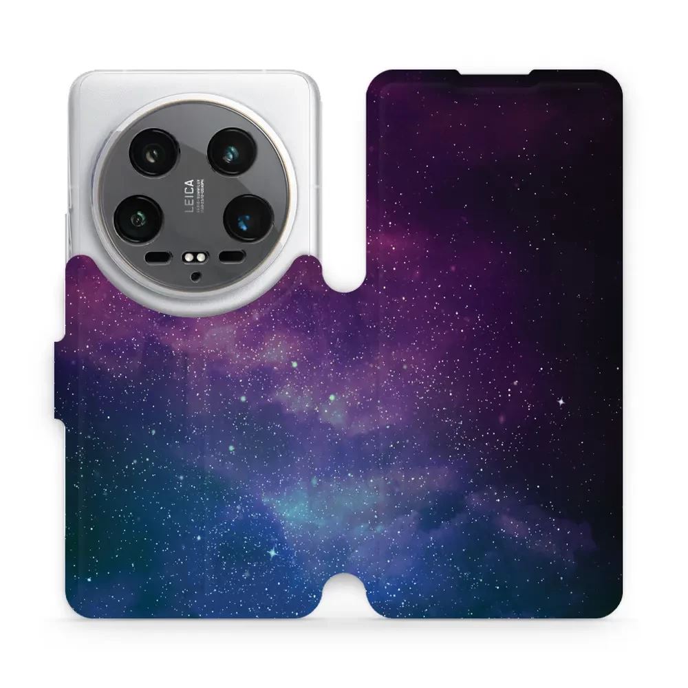 Flipové pouzdro Mobiwear - Xiaomi 14 Ultra 5G - V147P Mlhovina