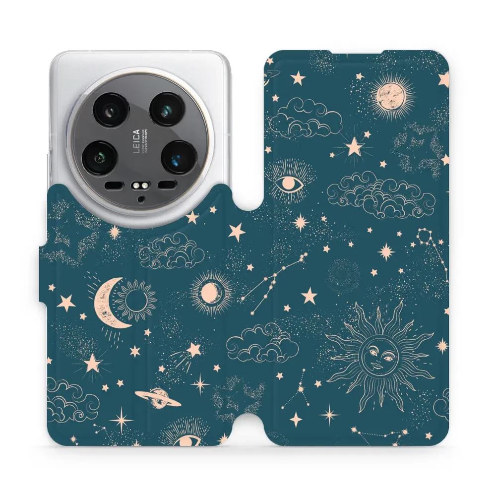 Flipové pouzdro Mobiwear - Xiaomi 14 Ultra 5G - VP14S Magický vesmír
