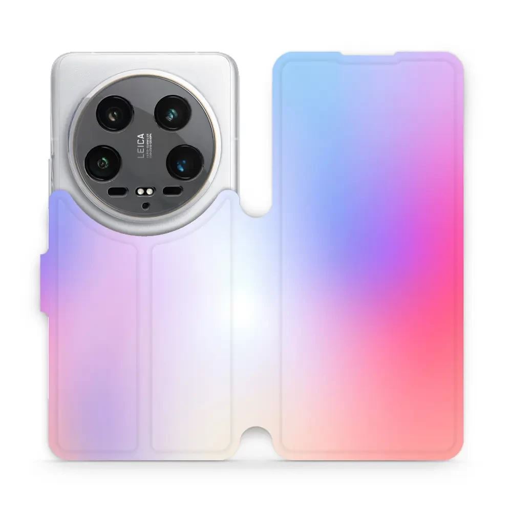 Flipové pouzdro Mobiwear - Xiaomi 14 Ultra 5G - VP65S Nachový odstín