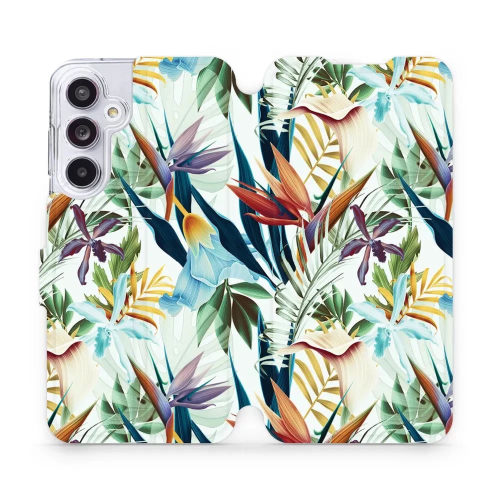 Flipové pouzdro Mobiwear - Samsung Galaxy A55 5G - M071P Flóra