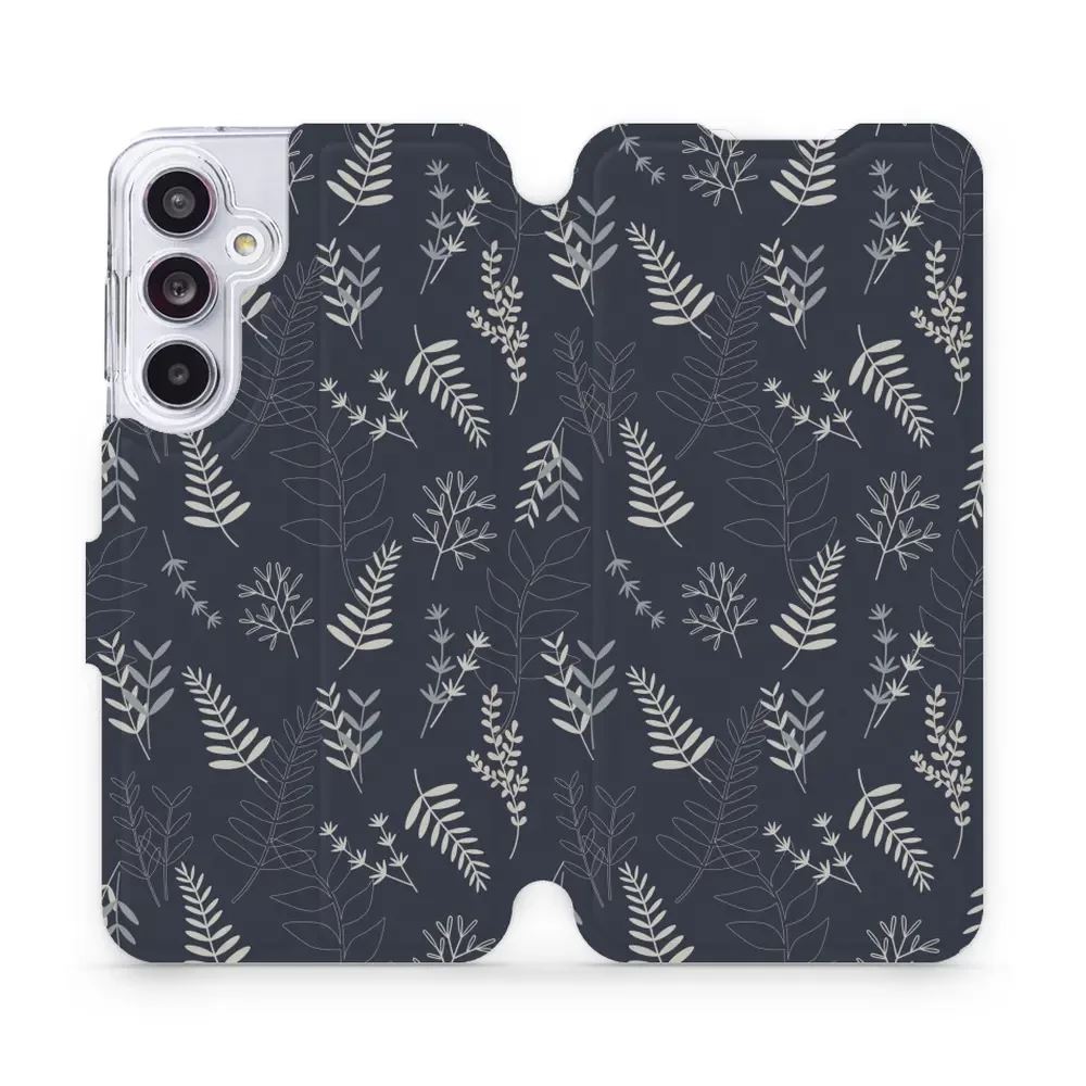 Flipové pouzdro Mobiwear - Samsung Galaxy A55 5G - VP15S Kapradiny
