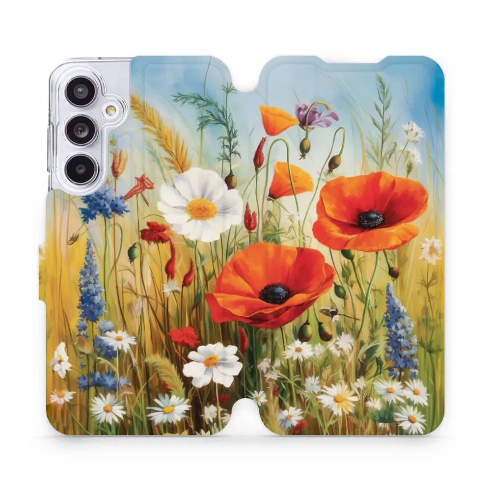 Flipové pouzdro Mobiwear - Samsung Galaxy A55 5G - VP43S Letní louka