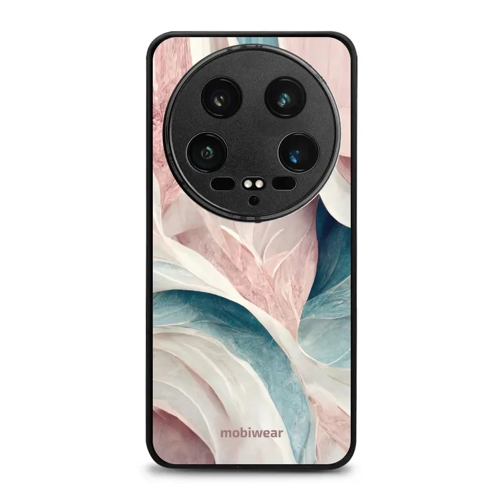 Lesklý kryt Mobiwear Glossy - Xiaomi 14 Ultra 5G - G026G - Růžový a zelenkavý mramor