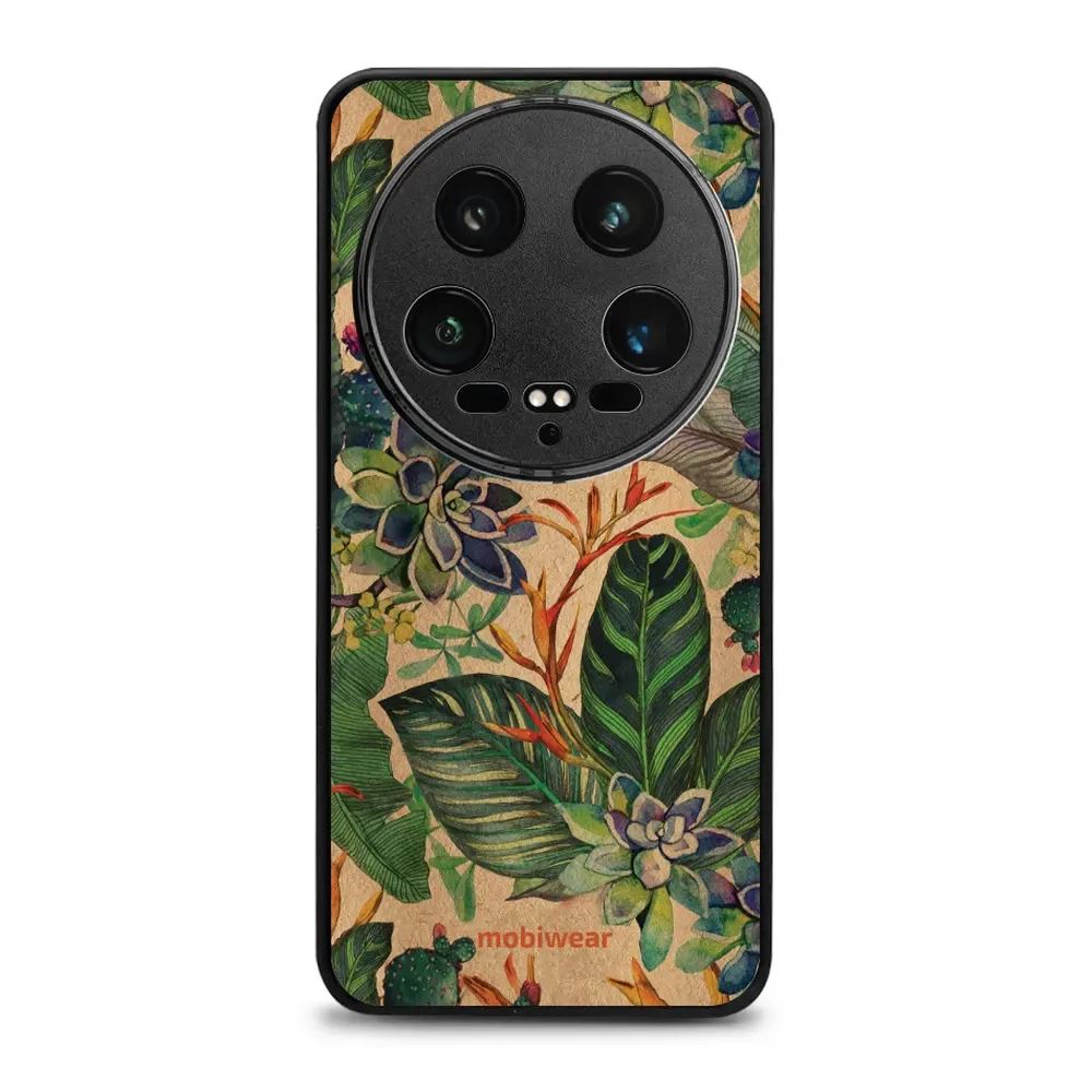 Lesklý kryt Mobiwear Glossy - Xiaomi 14 Ultra 5G - G036G - Sukulenty