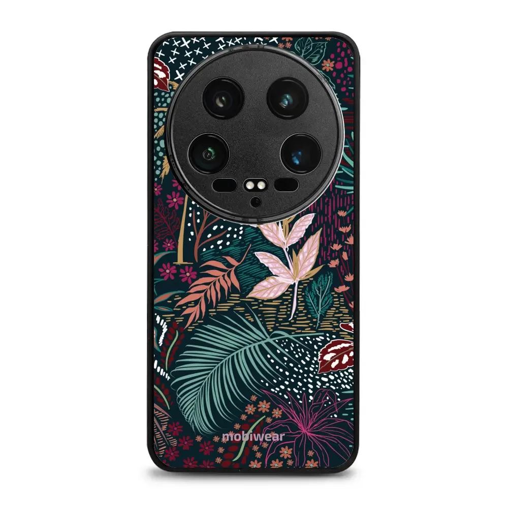 Lesklý kryt Mobiwear Glossy - Xiaomi 14 Ultra 5G - G043G - Temná flóra