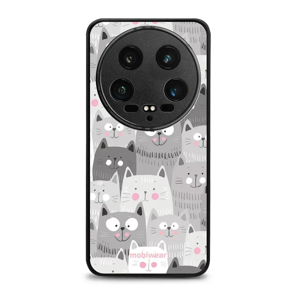 Lesklý kryt Mobiwear Glossy - Xiaomi 14 Ultra 5G - G045G - Kočičky