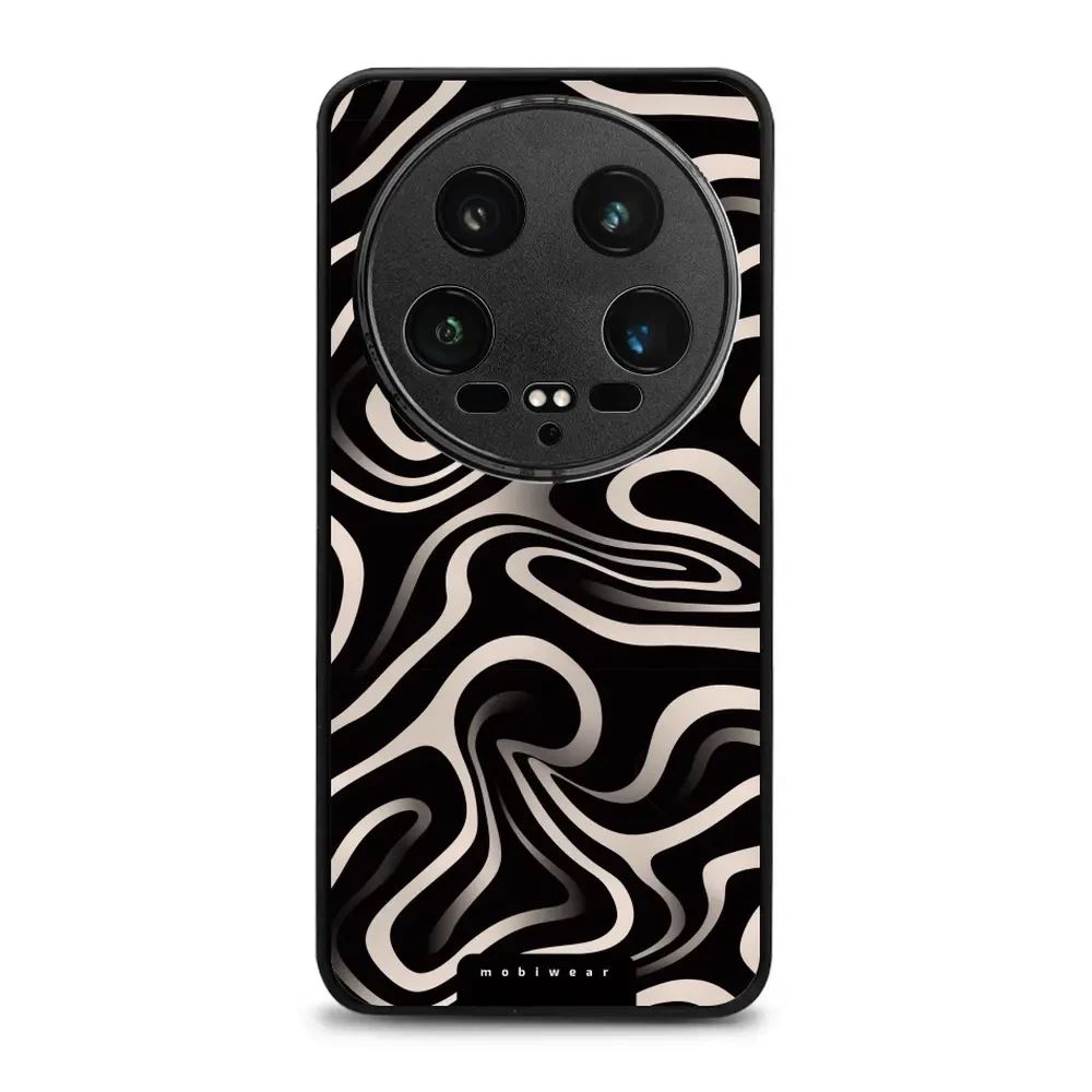 Lesklý kryt Mobiwear Glossy - Xiaomi 14 Ultra 5G - GA63G Vlnky a linky