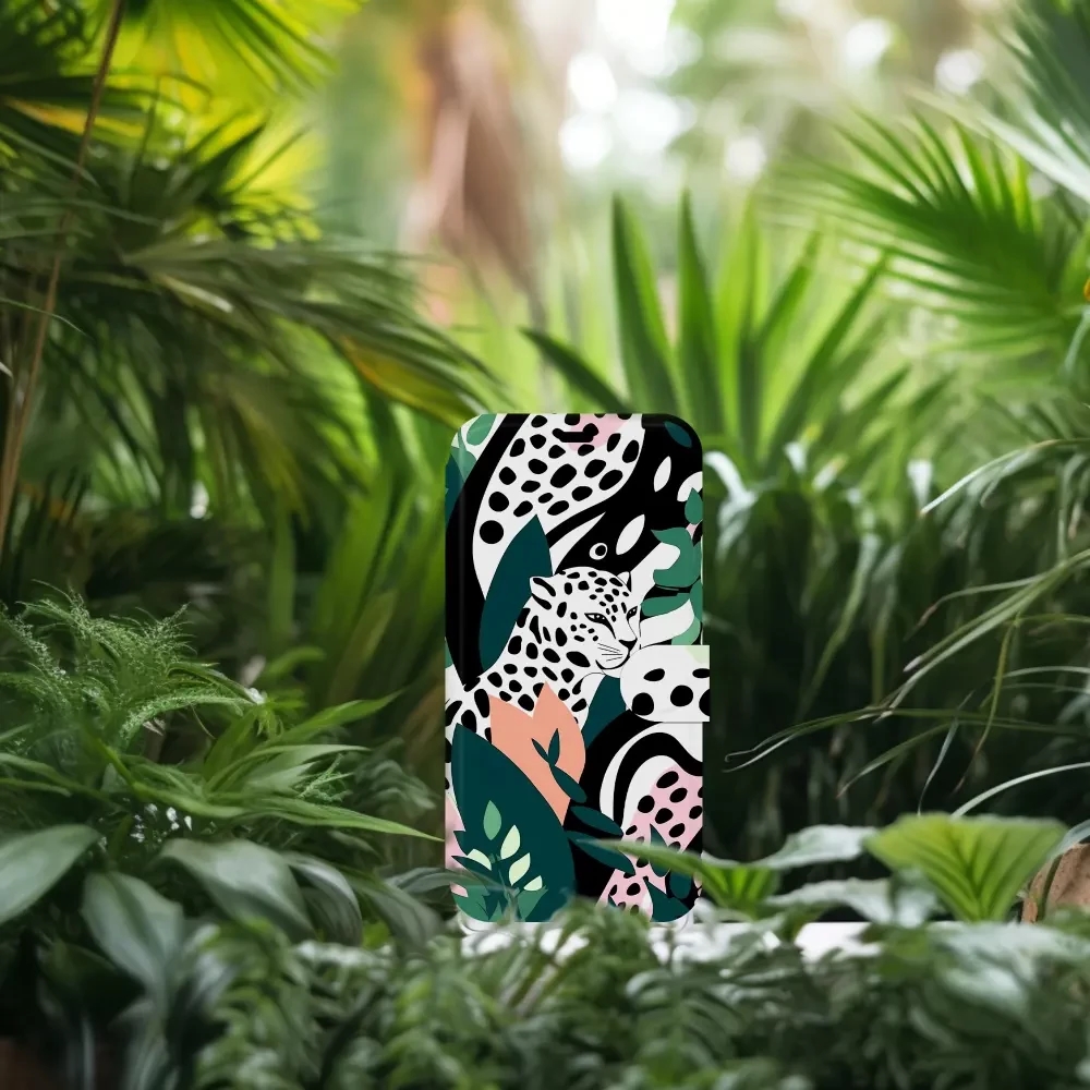 Flipové pouzdro Mobiwear - Samsung Galaxy A15 / A15 5G - VP53S Levhart