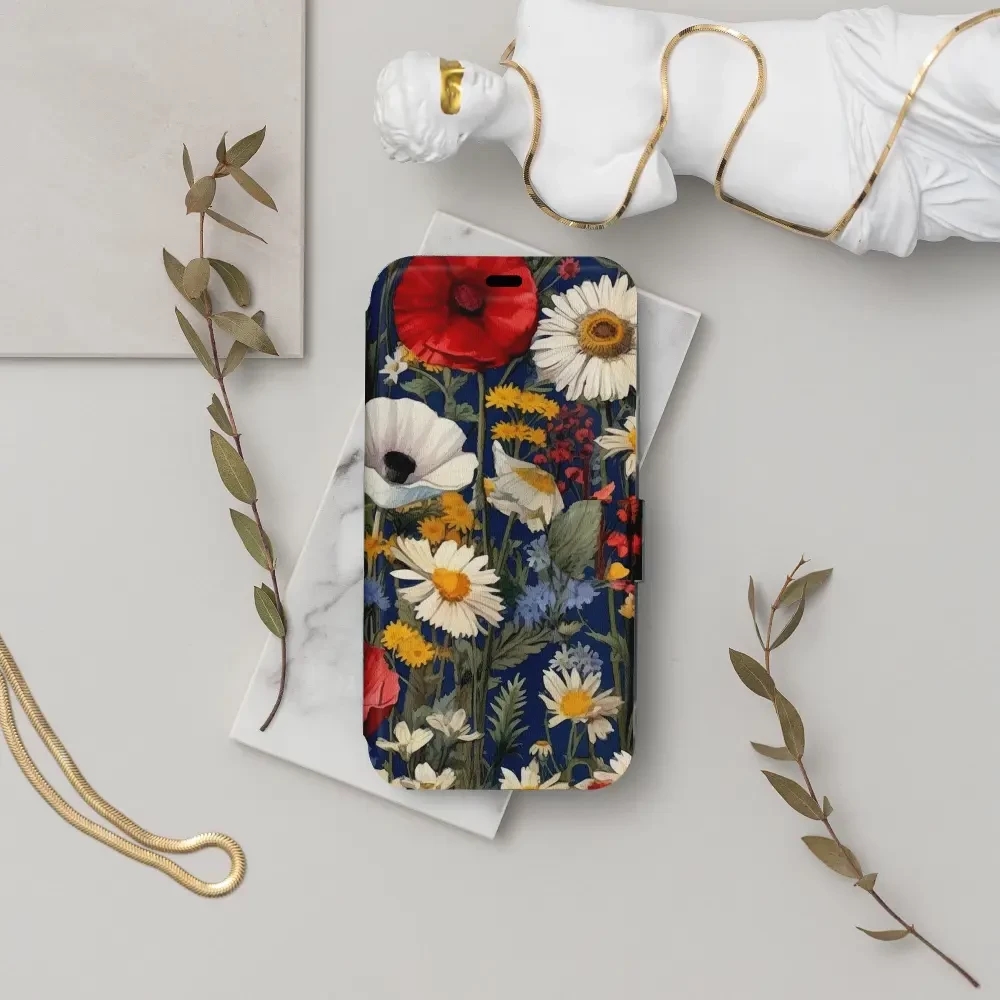 Flipové pouzdro Mobiwear - Samsung Galaxy A25 5G - VP46S Temná louka