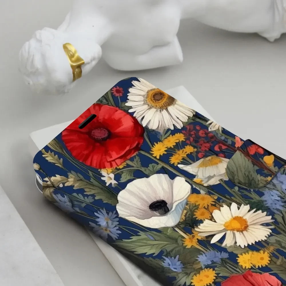 Flipové pouzdro Mobiwear - Samsung Galaxy A25 5G - VP46S Temná louka