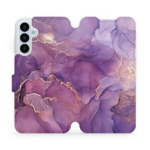 Flipové pouzdro Mobiwear - Samsung Galaxy A25 5G - VP20S Fialový mramor