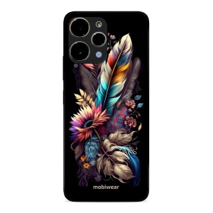 Lesklý kryt Mobiwear Glossy - Xiaomi Redmi 12 - G011G Kytice s pírkem