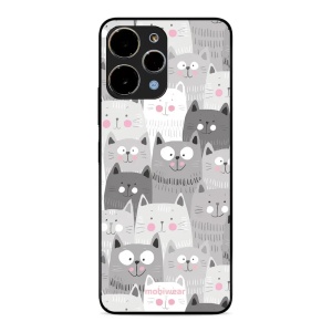 Lesklý kryt Mobiwear Glossy - Xiaomi Redmi 12 - G045G - Kočičky