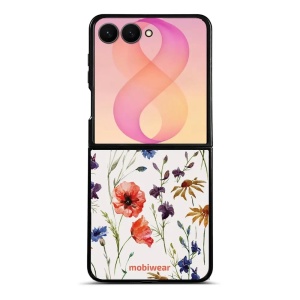 Lesklý kryt na mobil Samsung Galaxy Z Flip8 - Mobiwear Glossy G032G, luční kvítí