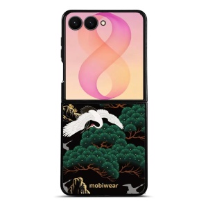 Lesklý kryt na mobil Samsung Galaxy Z Flip8 - Mobiwear Glossy G042G, jeřábi
