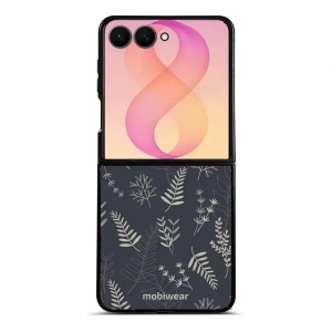 Lesklý kryt na mobil Samsung Galaxy Z Flip8 - Mobiwear Glossy G044G, kapradiny