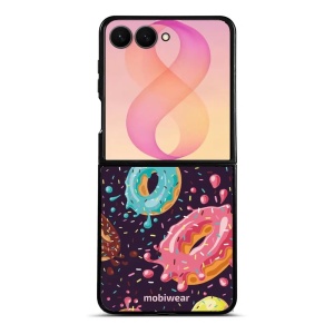 Lesklý kryt na mobil Samsung Galaxy Z Flip8 - Mobiwear Glossy G046G, donutky