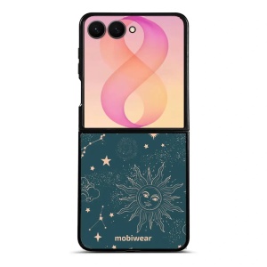 Lesklý kryt na mobil Samsung Galaxy Z Flip8 - Mobiwear Glossy G047G, magický vesmír