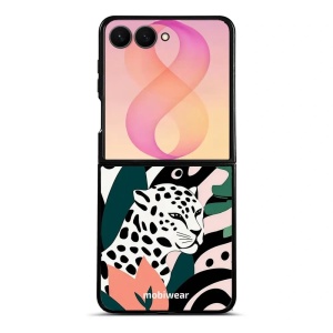 Lesklý kryt na mobil Samsung Galaxy Z Flip8 - Mobiwear Glossy G053G, levhart