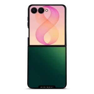 Lesklý kryt na mobil Samsung Galaxy Z Flip8 - Mobiwear Glossy G061G, zelený odstín