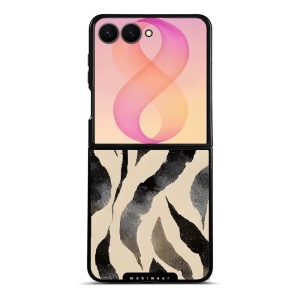 Lesklý kryt na mobil Samsung Galaxy Z Flip8 - Mobiwear Glossy GA53G, zebří